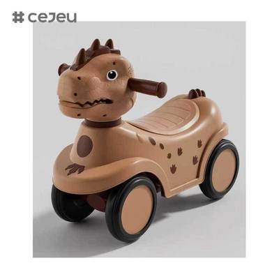 CJ-BNQ-609 Carro de brinquedo infantil de quatro rodas para passeio, carrinho de criança, 1-3 anos, carro de bebê com escorregador e balanço
