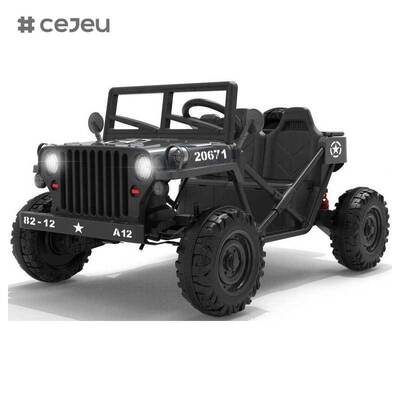 CJ-XH-JC609 Crianças de quatro rodas elétricas em carro com função de balanço e música educativa de 2 a 7 anos