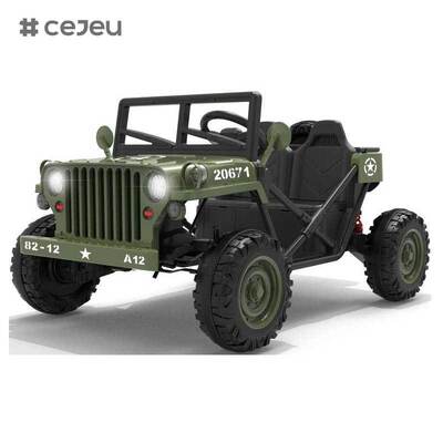 CJ-XH-JC609 Crianças de quatro rodas elétricas em carro com função de balanço e música educativa de 2 a 7 anos