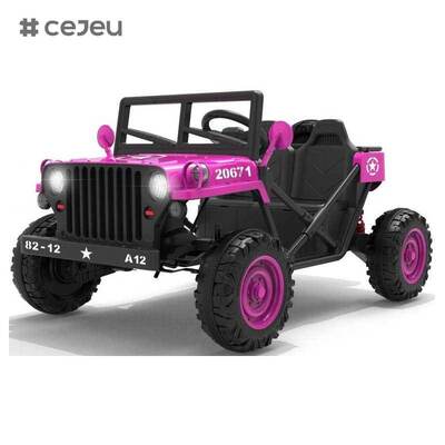 CJ-XH-JC609 Crianças de quatro rodas elétricas em carro com função de balanço e música educativa de 2 a 7 anos