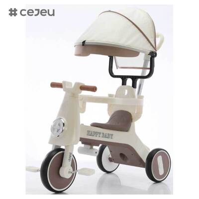 CJ-YT-668 Triciclo de carrinho de três rodas de moda de alta qualidade com teto e sombreador