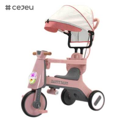 CJ-YT-668 Triciclo de carrinho de três rodas de moda de alta qualidade com teto e sombreador
