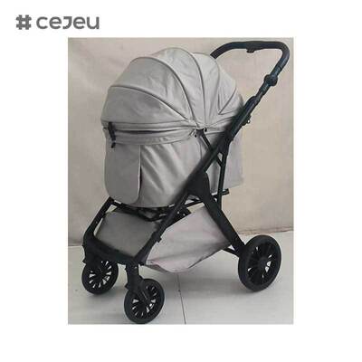 CJ-CS-307-1 Carrinho de compras dobrável ajustável para animais de estimação, uma mão, um clique, dobrável, 4 rodas, à prova d'água, lavável, grande capacidade