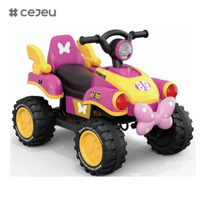 CJ-FLBB-712 2 a 4 anos Bebê Ride on Push Pedal Car with Sliding Battery Powered Music for Kids