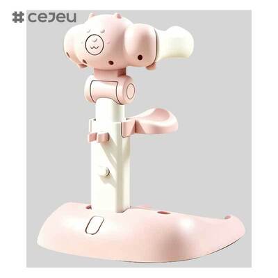 CJ-ML-01 Little deer Portable Bath Helper Baby Free Mother Hands Adjustable Height Baby Shower Stand with Anti-Slip Base Standing Support