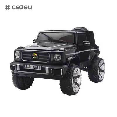 CJ-JB-8611 Carros infantis super 2 lugares para passeio unissex 12v passeio elétrico em carro Mercedes recarregável para crianças