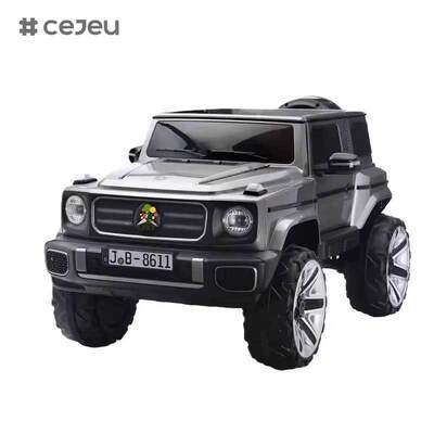 CJ-JB-8611 Carros infantis super 2 lugares para passeio unissex 12v passeio elétrico em carro Mercedes recarregável para crianças