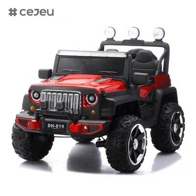 CJ-CHBB-DH-819 ABS de alta qualidade para crianças Bateria de carro elétrico operado com tração nas quatro rodas Automóvel fora de estrada Idades 5-7 Taxa de recompra do USB 66%