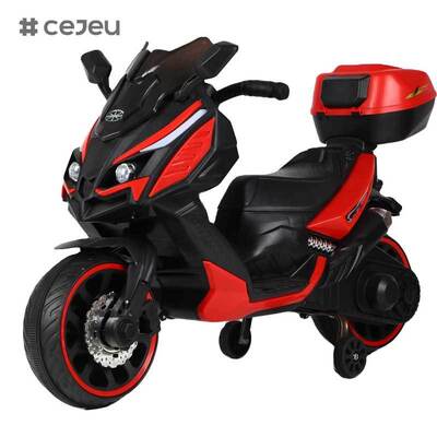CJ-XL-1988 Unissex Moto Elétrica de 3 Rodas a Bateria Brinquedo de Passeio em Plástico Pequeno para Crianças de 3-8 Anos Modelo Mais Recente Popular
