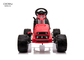 Kart vermelhos do pedal 13.7KG para adolescentes de 12 anos com quadro forte