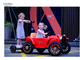 As 2 crianças vermelhas Sit On Train With Rear do volante esfregam 10,7 quilogramas