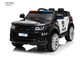 O carro elétrico das crianças, carro de polícia de quatro rodas de SUV