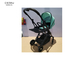 Tela de linho de pouco peso do carrinho de criança de bebê 300D do guarda-chuva ajustável do assento para pés para o bebê de um ano