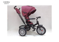 Bicicleta roxa 12KG EN71 do carrinho de criança do triciclo das rodas infláveis