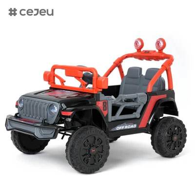 CJ-SMT-908 Carro de brinquedo elétrico de 12 V para crianças 2025 - Crianças em veículo de 4 rodas Carro grande movido a bateria com 2 assentos exclusivo para meninas