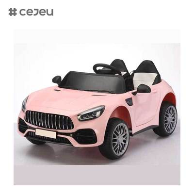 CJ-KQT-603 Veículo Elétrico Infantil Recarregável com Bateria de 12V para Meninos e Meninas, Carro de Pedal com Controle Remoto de Quatro Rodas, Feito de Plástico Durável para